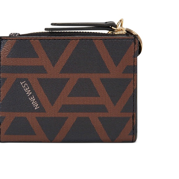 Nine West Geo Logo Small Zip Wallet NWT - Picture 2 of 4